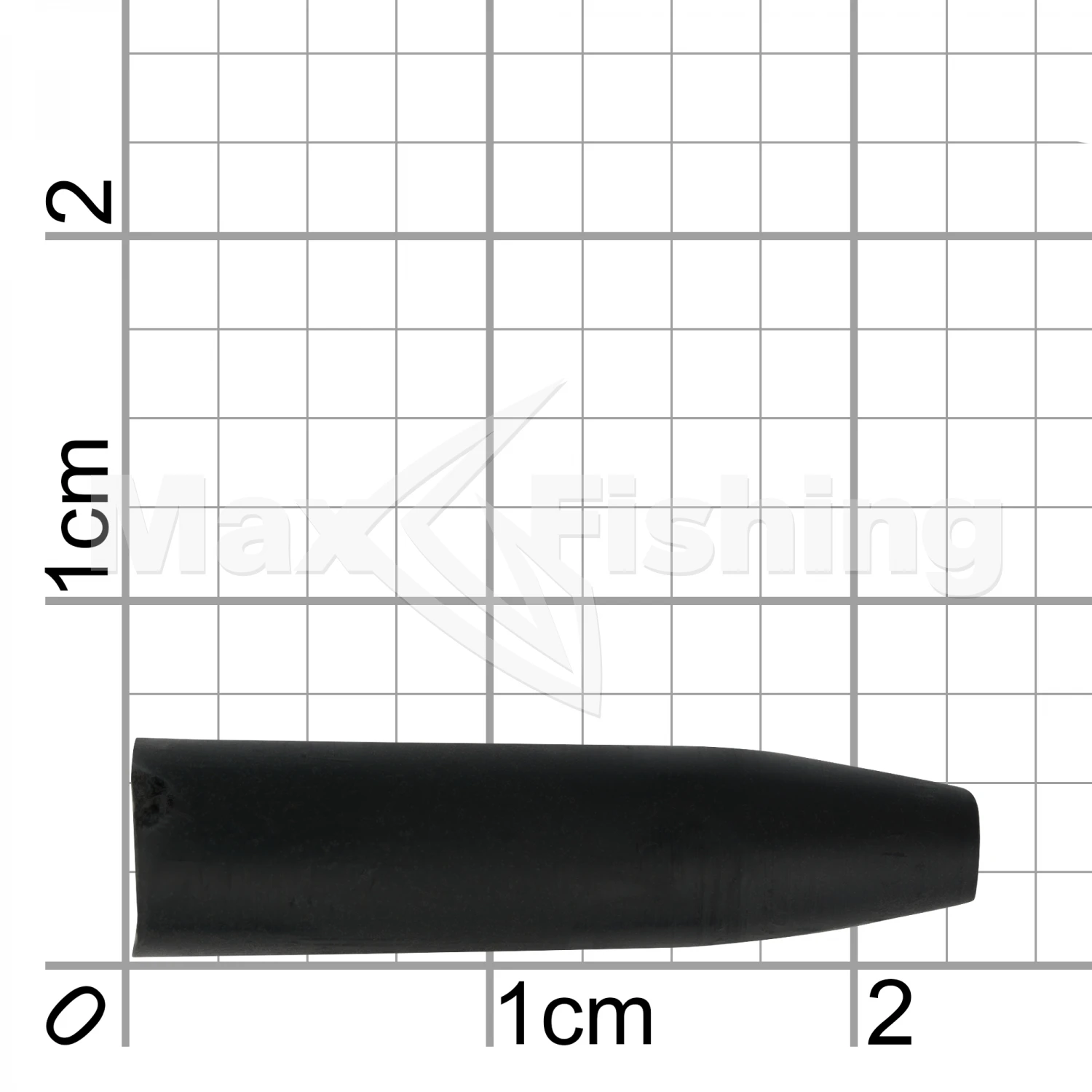 Бусина конус Strike Pro силиконовая 6мм черная