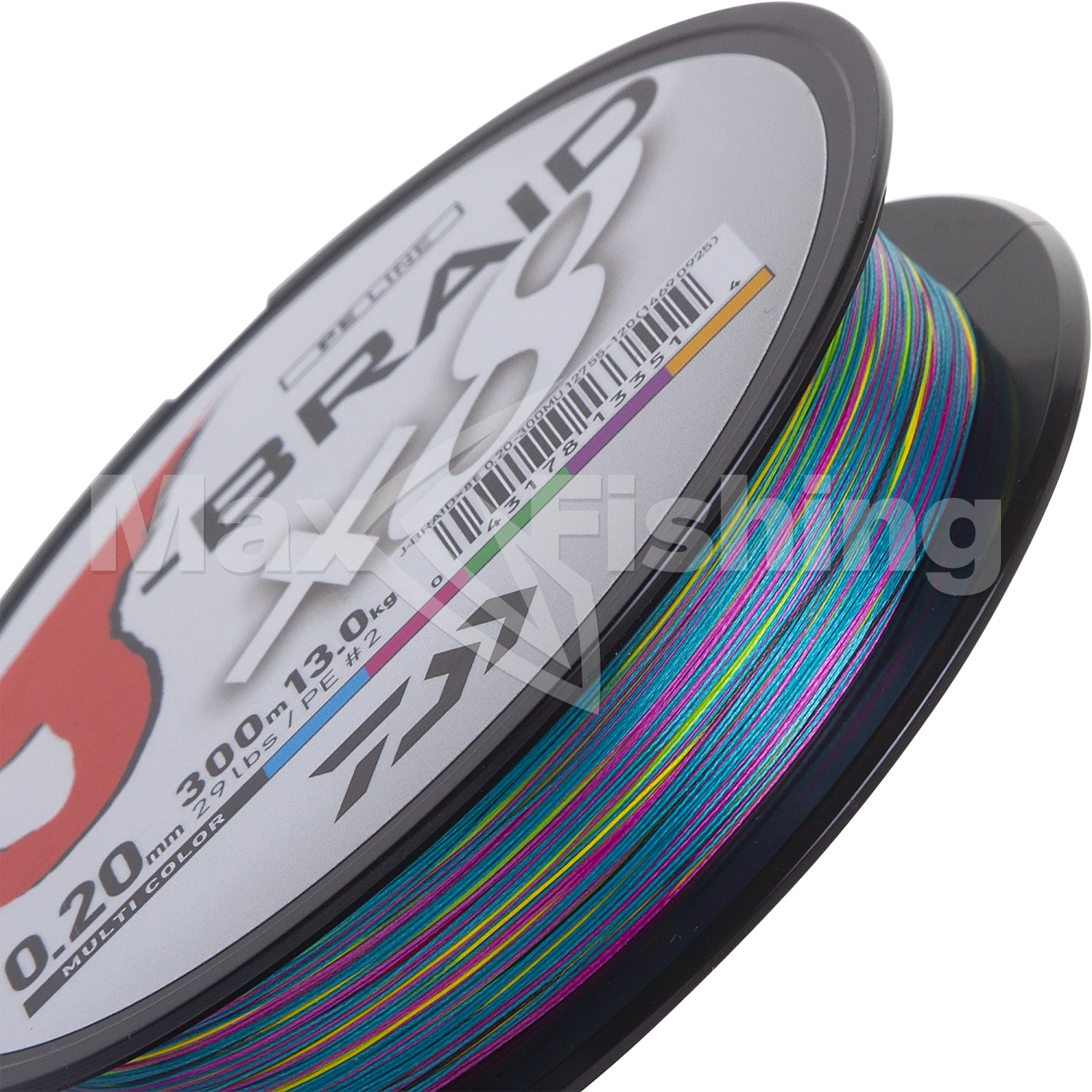 Шнур плетеный Daiwa J-Braid X8 #2 0,20мм 300м (multicolor)
