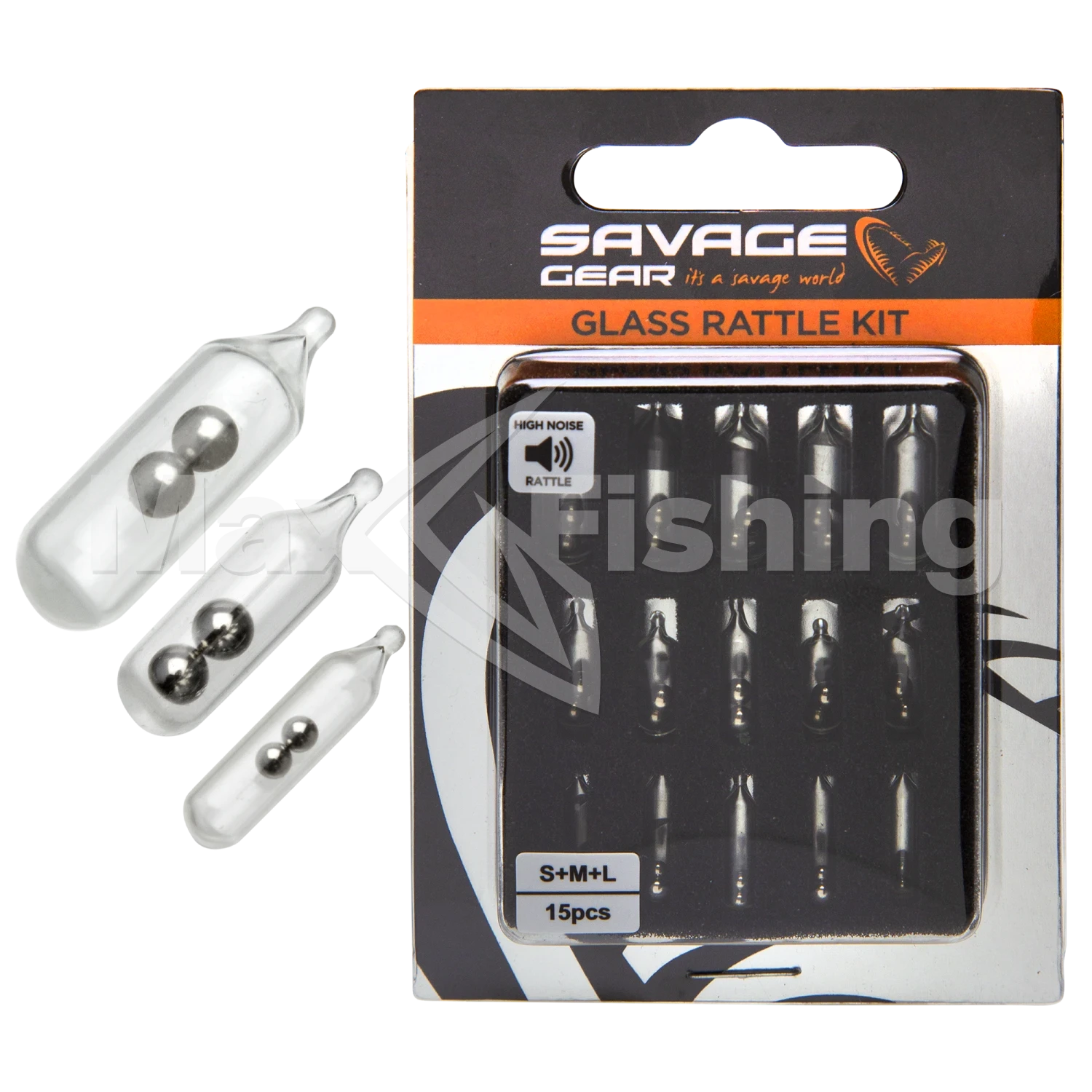 Шумовая капсула Savage Gear Glass Rattle Kit S, M, L