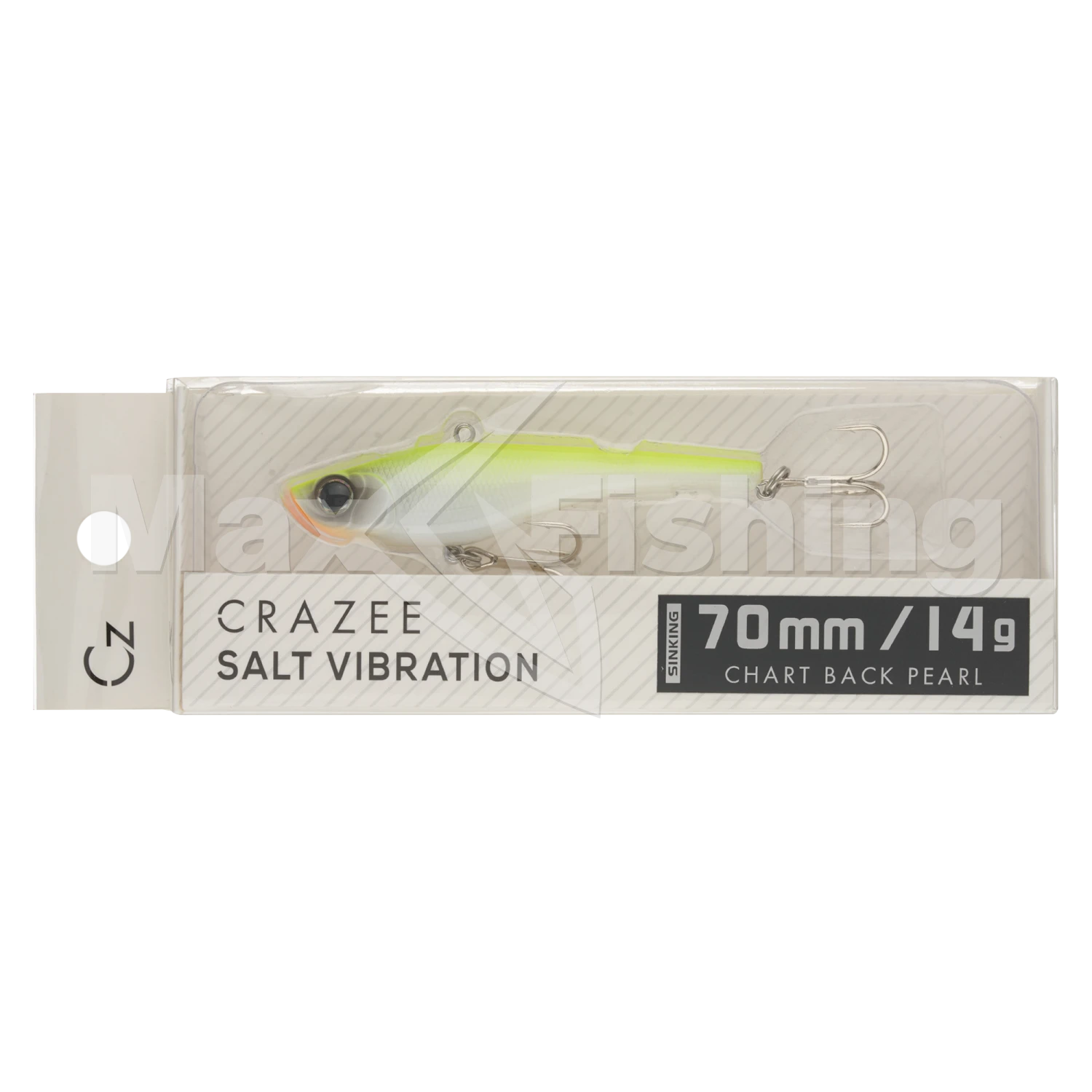 Виб Crazee Salt Vibration 70 #Chart Back Pearl