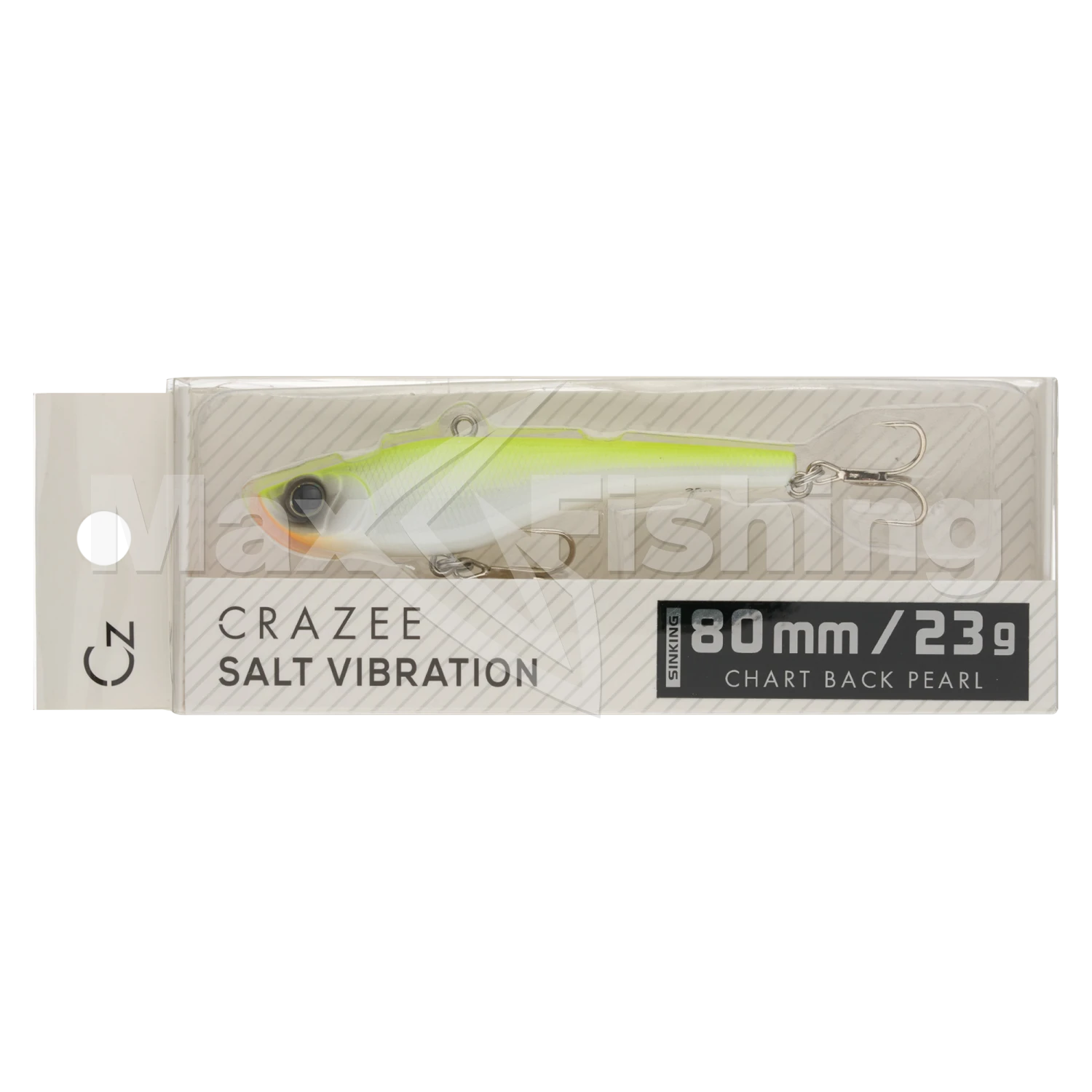 Виб Crazee Salt Vibration 80 #Chart Back Pearl