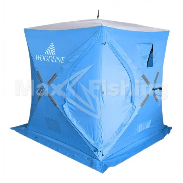 Палатка зимняя Woodline Ice Fish 4 180х180х210см синий