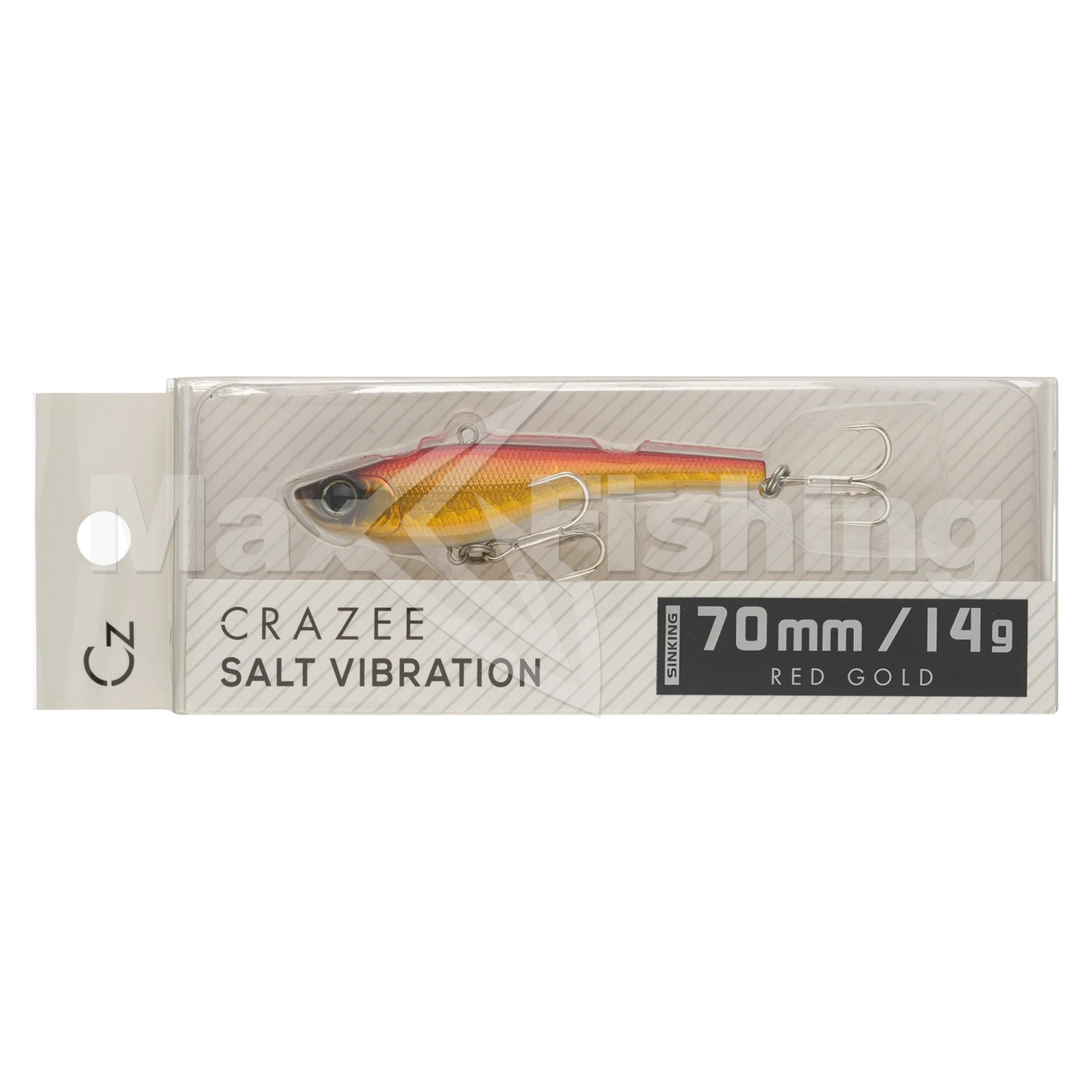 Виб Crazee Salt Vibration 70 #Red Gold