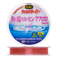 Флюорокарбон Duel Pink Fluorocarbon Fish Cannot See 30Lb 0,470мм 50м (stealthpink)