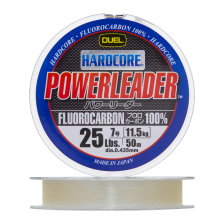 Флюорокарбон Duel Hardcore Powerleader FC Fluorocarbon 100% #7 0,435мм 50м (clear)