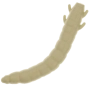Приманка силиконовая Soorex Pro King Worm 42мм Cheese #123 Mint