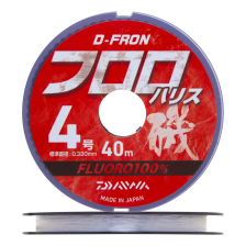 Флюорокарбон Daiwa D-Fron Fluoro Harisu #4,0 0,330мм 40м (clear)