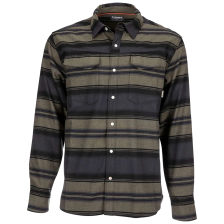 Рубашка Simms Gallatin Flannel LS Shirt 2XL Carbon Stripe