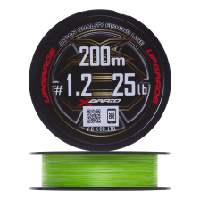 Шнур плетеный YGK X-Braid Upgrade PE X8 #1,2 0,185мм 200м (green)