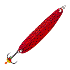 Блесна зимняя EcoPro Судачья + красный флекс 60мм 10гр #Rb/GRF