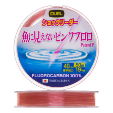 Флюорокарбон Duel Pink Fluorocarbon Fish Cannot See 40Lb 0,570мм 50м (stealthpink)