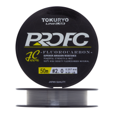 Флюорокарбон Tokuryo Fluorocarbon Pro FC #2,0 0,257мм 50м (clear)