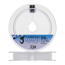 Леска монофильная Daiwa J-Thread Mono Ice Line 0,24мм 50м (clear)