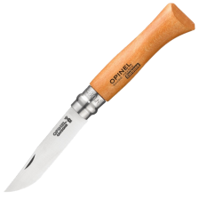 Нож складной Opinel №08 Carbon бук