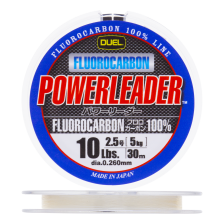 Флюорокарбон Duel Hardcore Powerleader FC Fluorocarbon 100% #2,5 0,260мм 30м (clear)