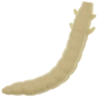 Приманка силиконовая Soorex Pro King Worm 42мм Cheese #125 Ivory