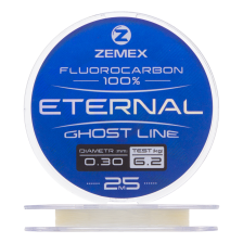 Флюорокарбон Zemex Eternal 100% Fluorocarbon 0,30мм 25м (clear)