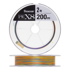 Шнур плетеный Seaguar PE X8 #2 0,235мм 200м (multicolor)