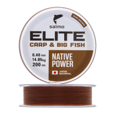 Леска монофильная Salmo Elite Carp & Big Fish 0,40мм 200м (brown)